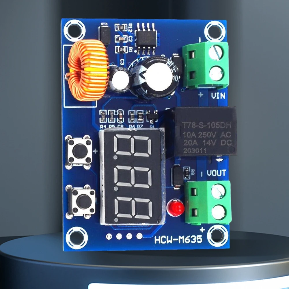 XH-M609 Voltage OverDischarge Battery Protection Module DC 12V-36V Voltage Protection Switch Module LED Digital Display Precise