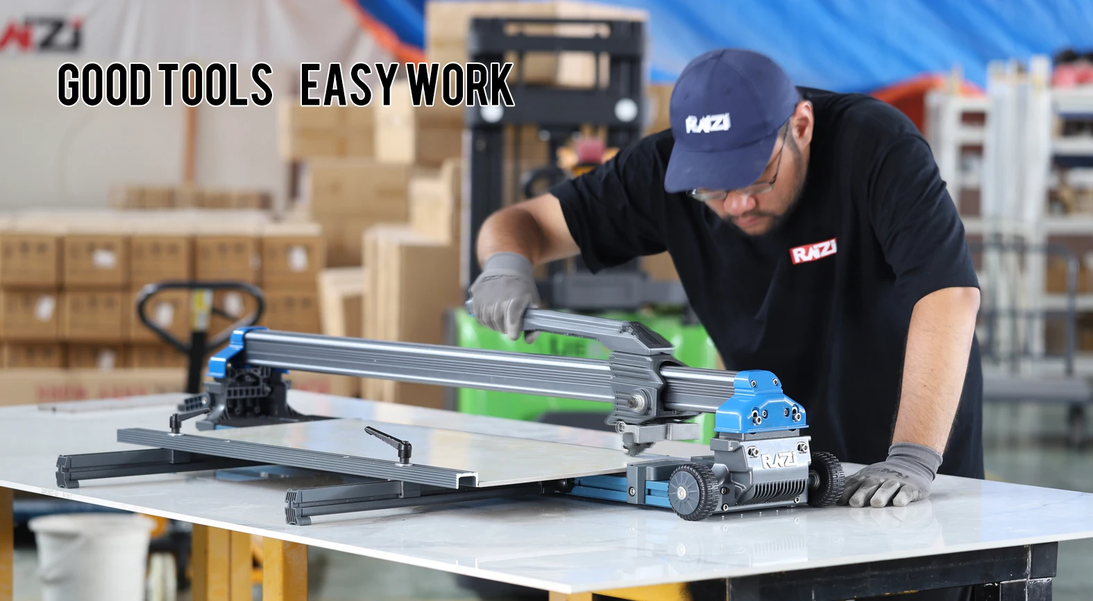 Raizi 1200mm Professional High-precision Manual Tile Cutter with Laser for Cutting Large Format Tile Porcelain Ceramic