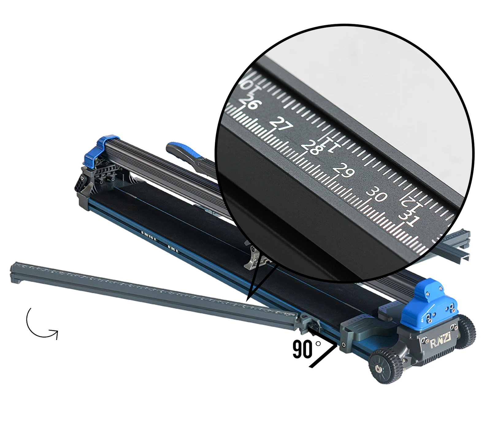 Raizi 1200mm Professional High-precision Manual Tile Cutter with Laser for Cutting Large Format Tile Porcelain Ceramic