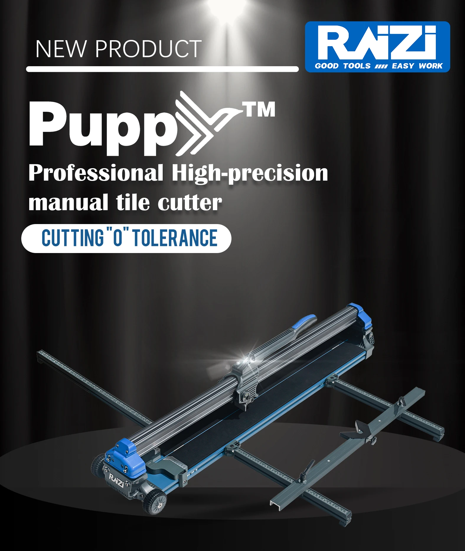 Raizi 1200mm Professional High-precision Manual Tile Cutter with Laser for Cutting Large Format Tile Porcelain Ceramic
