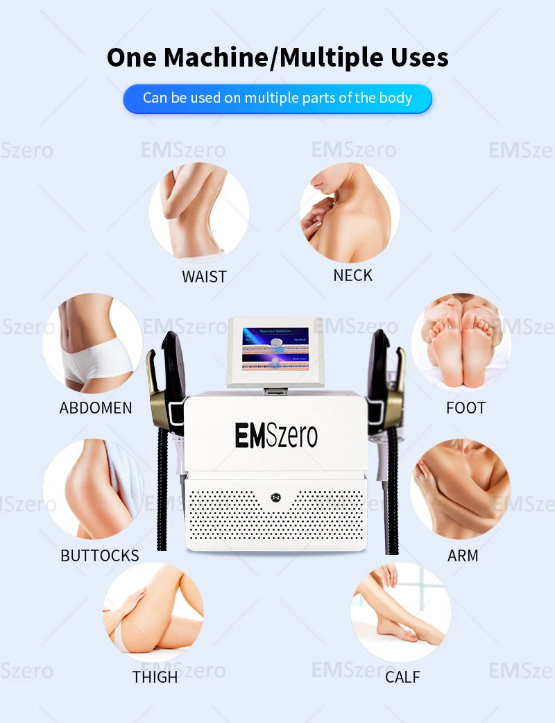 NEW UPGRADE EMSzerol+RF(62 ROLLER MASSAGE)therapy Body Weight Loss Slimming Beauty Equipment