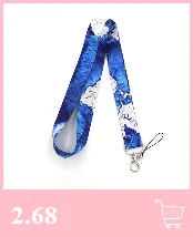 Alphabet letters Keychain Lanyards Id Badge Holder ID Card Pass Gym Mobile Phone Badge Holder Key Straps