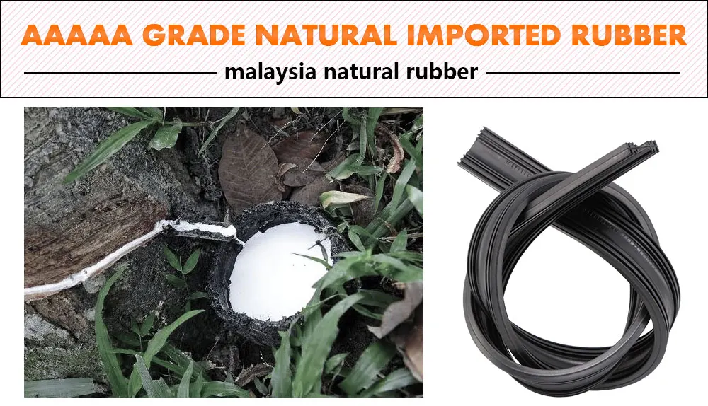 KOSOO 1PCS Car Wiper Blade Insert Natural Rubber Strip 10mm 14"16"17"18"19"20"21"22"24"26"28" Windscreen FR Wipe Car Accessories