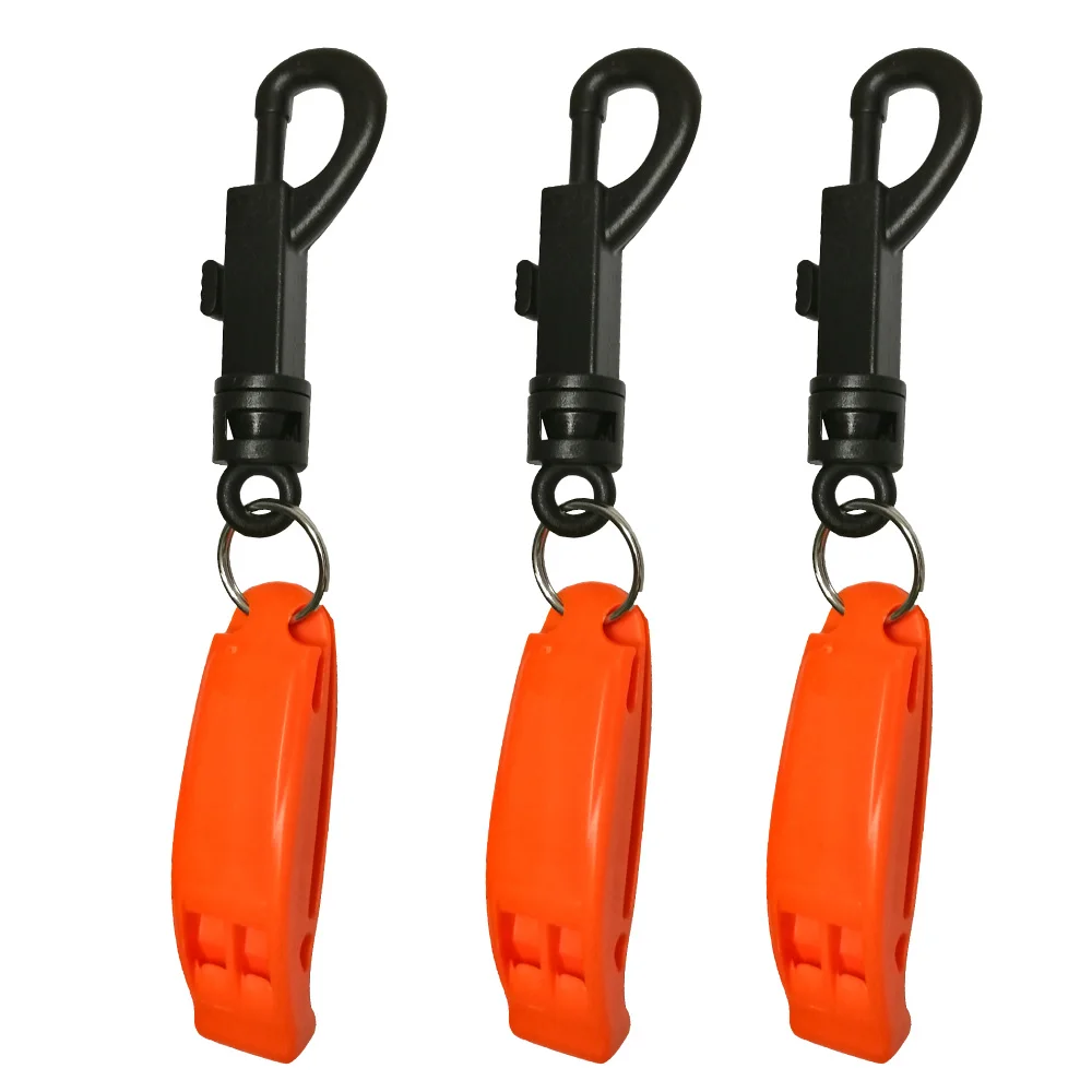 Safety Whistle with Clip for Boating Camping Hiking Hunting Scuba Diving Outdoor Emergency Survival Rescue Signaling