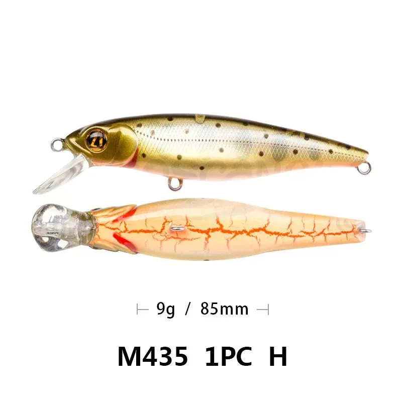 KMRESA lure fishing bait hard 8.5cm 8.2g crank minnow Wobblers fishing Bass artificial bait pike carp lures Swimbait