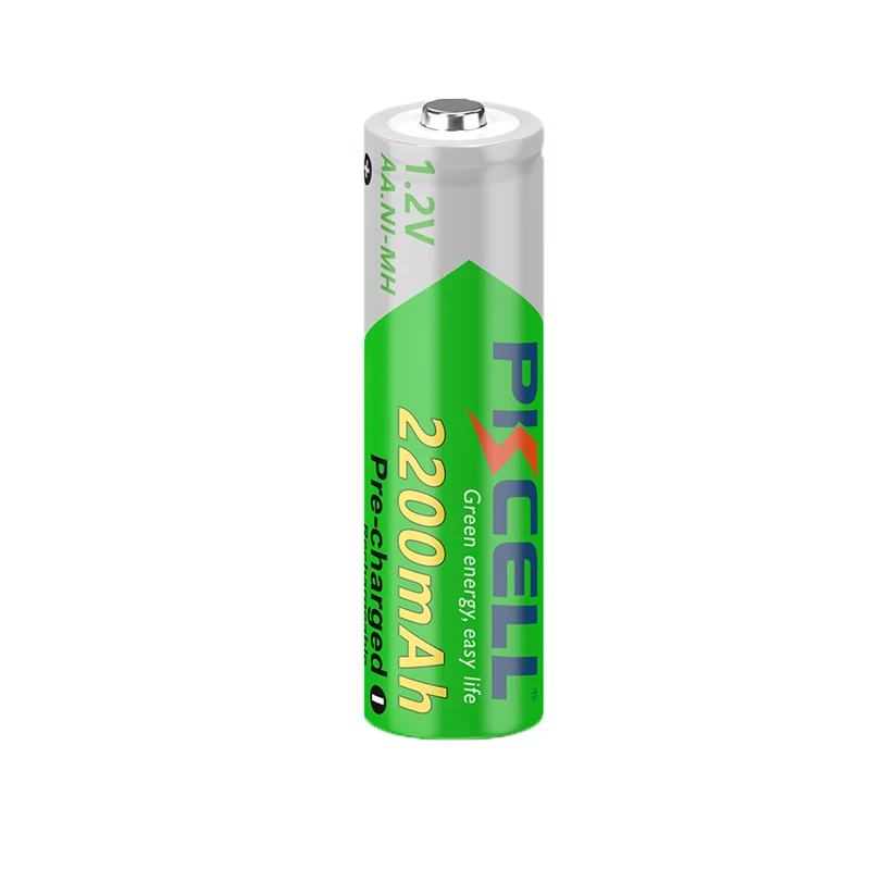 8PC PKCELL AA Battery 2200mah AA Rechargeable Battery 1.2v NI-MH Batteries and 2PC Battery Box for Mouse Remote Control Toys