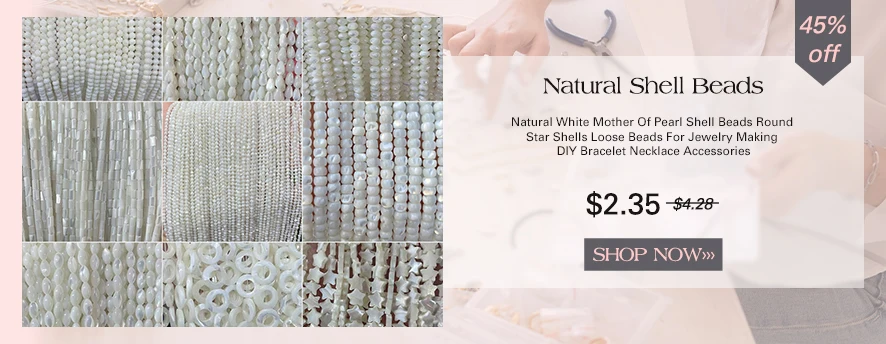 Natural White Mother Of Pearl Mop Shell Beads Round Shells Loose Beads For Jewelry Making DIY Bracelet Necklace Accessories 36cm