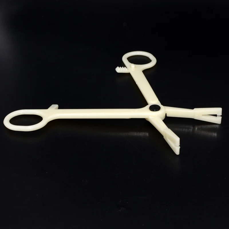 1PC Disposable Opening /Closing Clamp Pliers Sterilized By EO Gas PC Forceps Clamp Ear Nose Lip Belly Body Piercing Forcep Tools