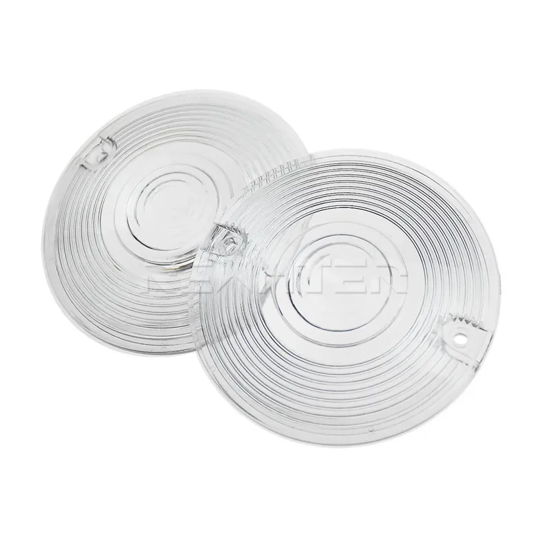 2PCS Motorcycle Turn Signal Light Lens Cover Clear/Smoke/Amber For Harley Touring Electra Glide Ultra Glide Road Glide 1986-2014