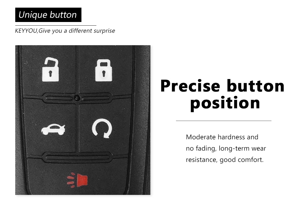 KEYYOU Flip Folding Remote Car Key Shell For Chevrolet Cruze Epica Lova Camaro Impala 2 3 4 5 Button HU100 Blade Replacement