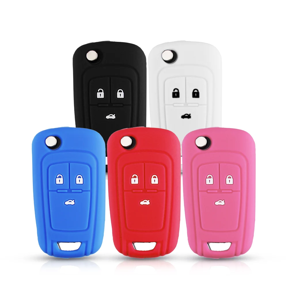 KEYYOU Flip Folding Remote Car Key Shell For Chevrolet Cruze Epica Lova Camaro Impala 2 3 4 5 Button HU100 Blade Replacement