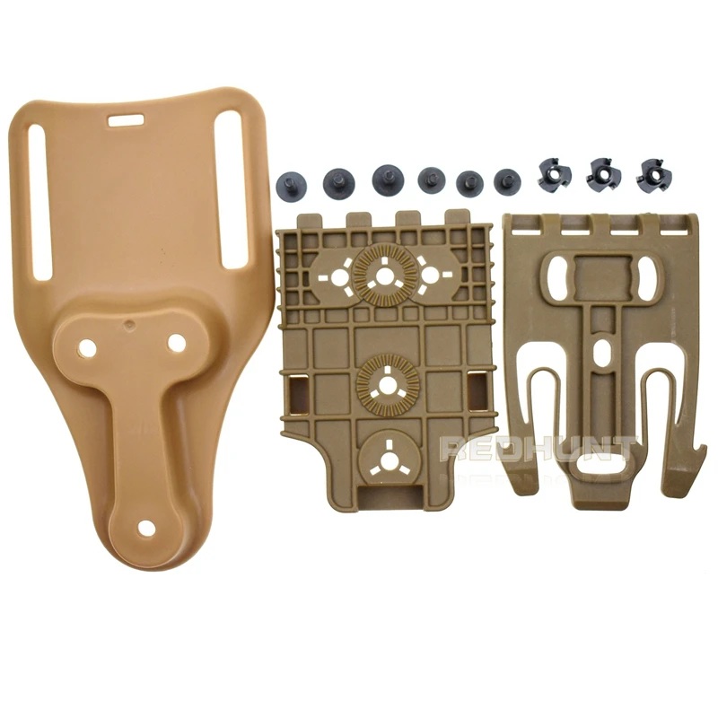 QLS 19 22 Quick Duty Holster Locking Fork System Tactical Gun Holster Belt Loop Adapter Accessories for Universal Holster