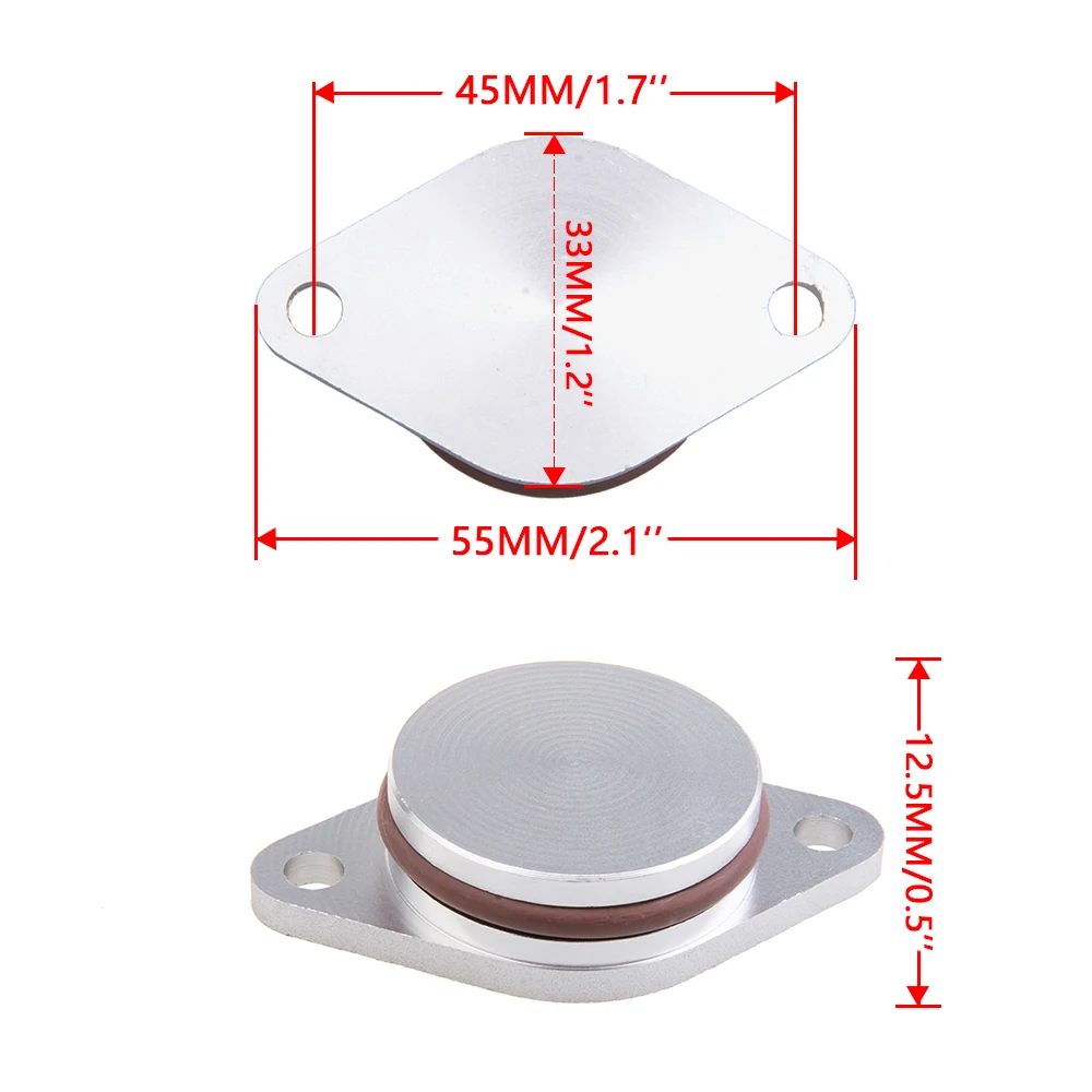 4*22mm / 4* 33mm Swirl Blanks Flaps Repair Delete Kit for BMW E87 E46 E90/91/92 E39 E60/61 E38 E65 E83 E53 E70 M47 M57 ect.