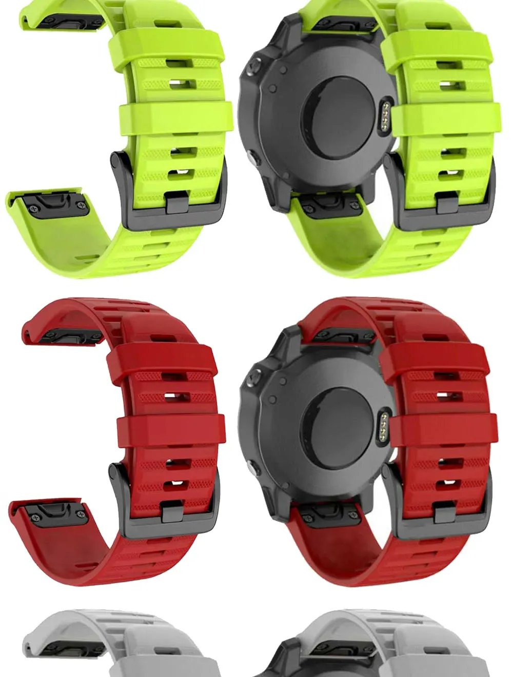 26 20 22 MM Watchband For Garmin Fenix 6 6X Pro 5 5S 5X Plus 3HR Fenix7 7X Silicone Quick Release Watch Easyfit Wrist Band Strap