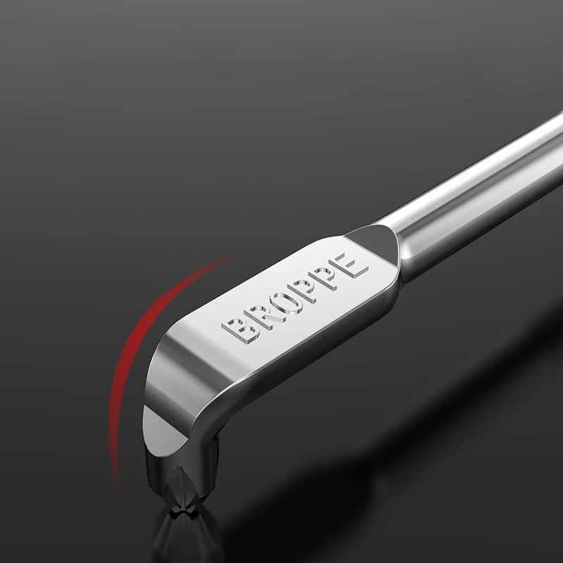 BROPPE Z-Type Screwdriver L-Shaped 90-Degree Right-Angle Elbow Bend Phillips/Slotted With Magnetic Short Screwdriver