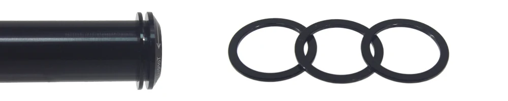 Bicycle Thru Axle Washer M12x1mm/2mm/3mm/4mm Axle Washers M12 Washer Hubs Tube Shaft Skewers Washers Flat/Conical Washer