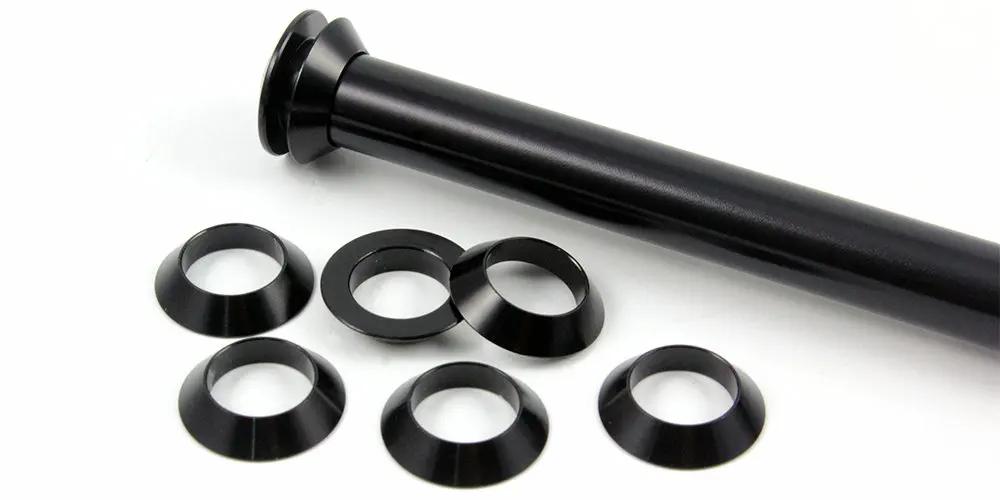 Bicycle Thru Axle Washer M12x1mm/2mm/3mm/4mm Axle Washers M12 Washer Hubs Tube Shaft Skewers Washers Flat/Conical Washer