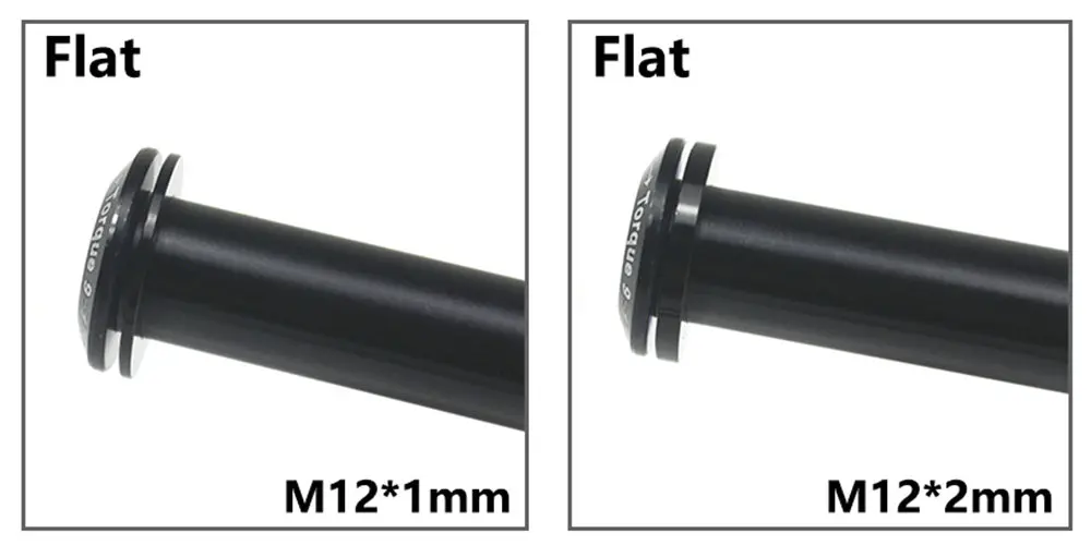 Bicycle Thru Axle Washer M12x1mm/2mm/3mm/4mm Axle Washers M12 Washer Hubs Tube Shaft Skewers Washers Flat/Conical Washer