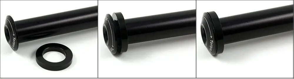 Bicycle Thru Axle Washer M12x1mm/2mm/3mm/4mm Axle Washers M12 Washer Hubs Tube Shaft Skewers Washers Flat/Conical Washer