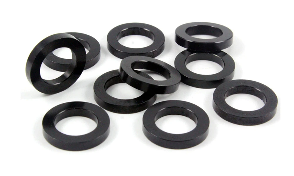Bicycle Thru Axle Washer M12x1mm/2mm/3mm/4mm Axle Washers M12 Washer Hubs Tube Shaft Skewers Washers Flat/Conical Washer