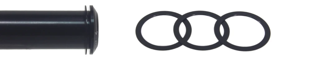 Bicycle Thru Axle Washer M12x1mm/2mm/3mm/4mm Axle Washers M12 Washer Hubs Tube Shaft Skewers Washers Flat/Conical Washer