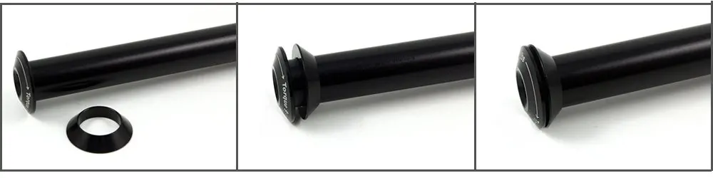 Bicycle Thru Axle Washer M12x1mm/2mm/3mm/4mm Axle Washers M12 Washer Hubs Tube Shaft Skewers Washers Flat/Conical Washer