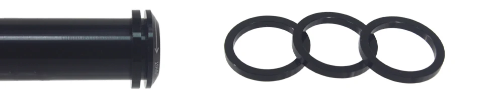 Bicycle Thru Axle Washer M12x1mm/2mm/3mm/4mm Axle Washers M12 Washer Hubs Tube Shaft Skewers Washers Flat/Conical Washer