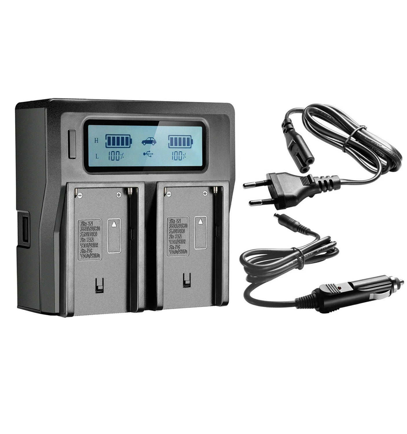 Probty 10800mAh NP-F980 NP-F970 NPF960 NP F970 Battery with USB Charge Output For Sony PLM-100 CCD-TRV35 MVC-FD91 MC1500C