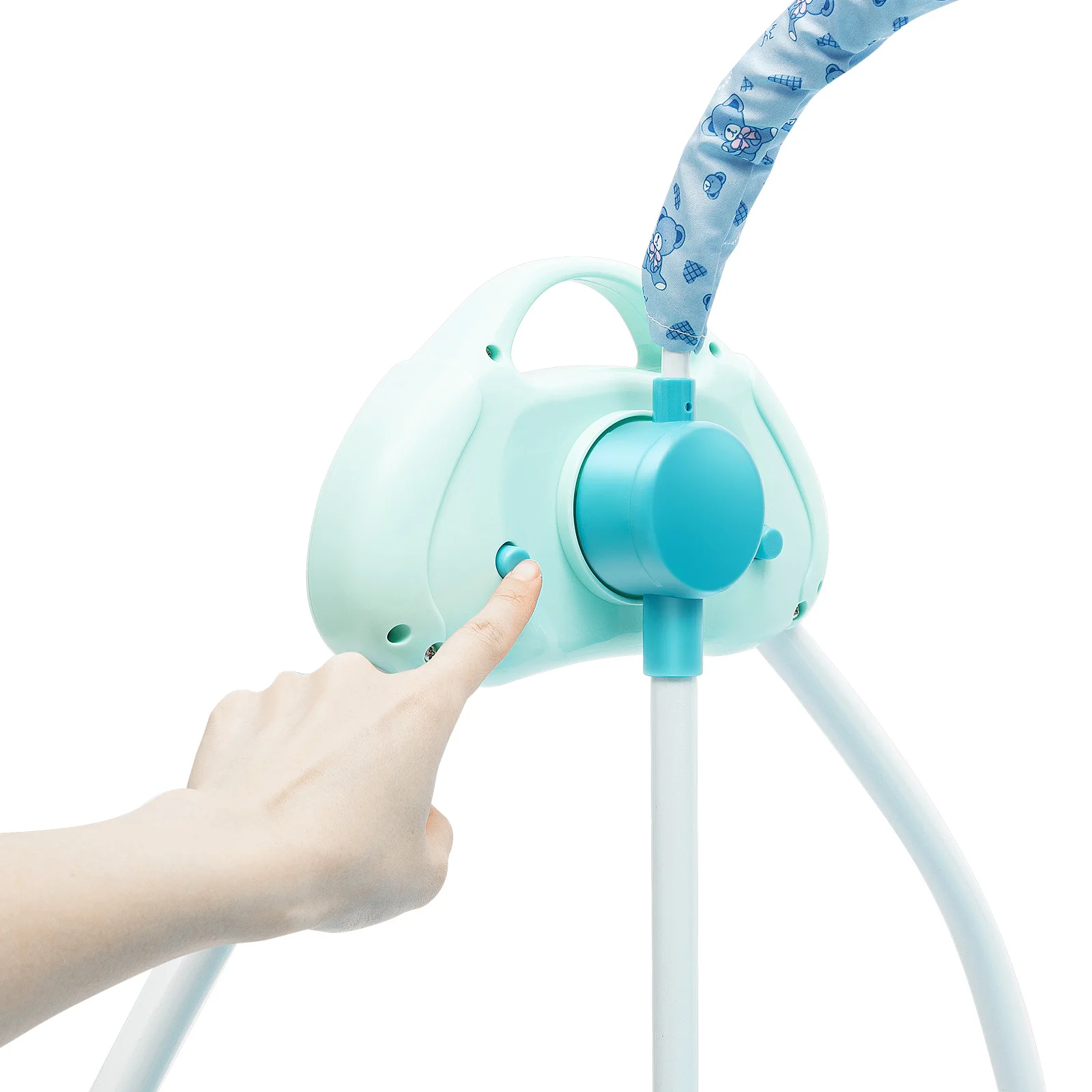 Baby Swing Electric Rocker with 12 Songs Bluetooth USB 5 Swing Speeds for Infant Toddler Bedtime Soothing Without Battery