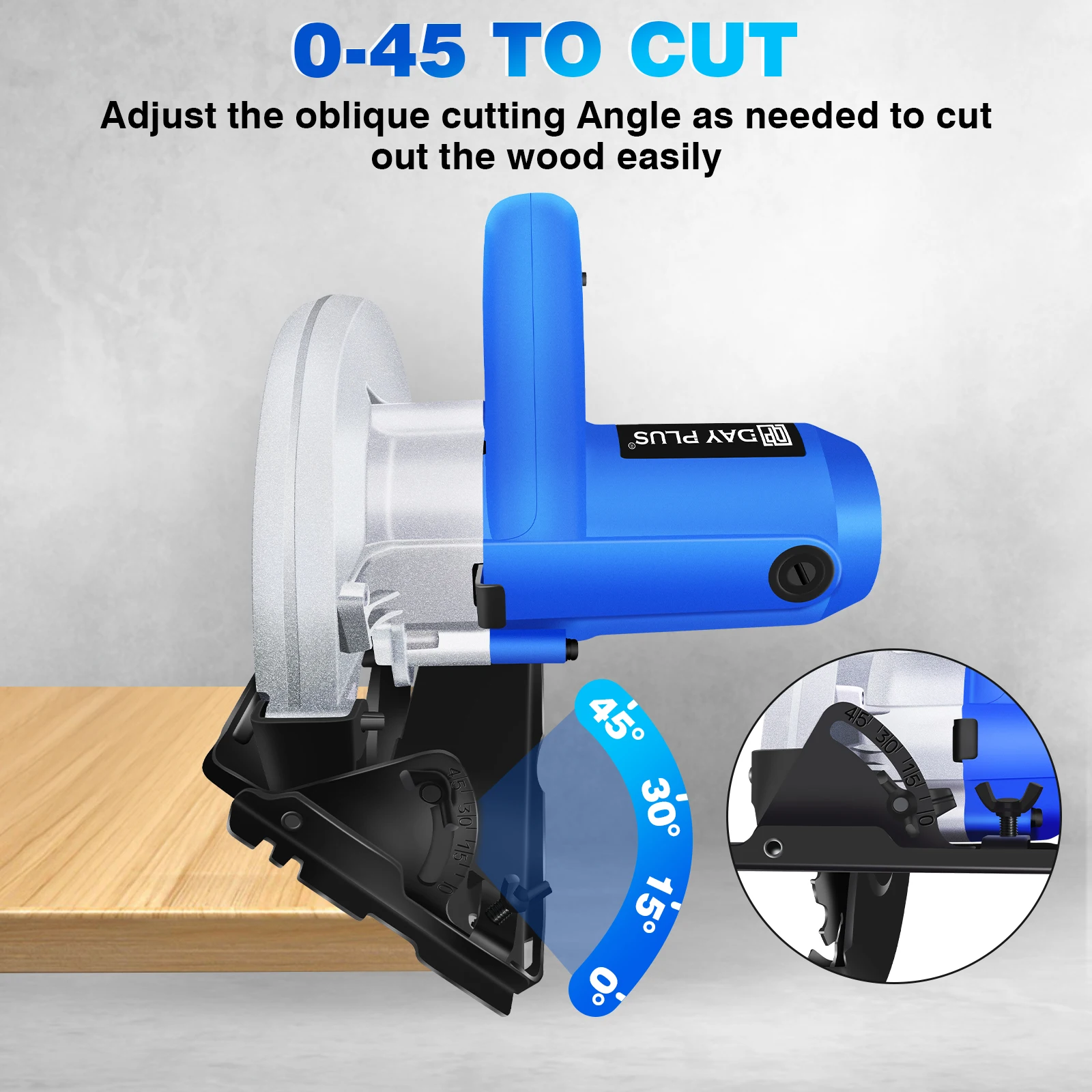 2000W Circular Saw,Full Copper Motor Corded Electric Saw,With 185mm Blade,Professional Wood Cutting Tool for Boards,Hardwood DIY