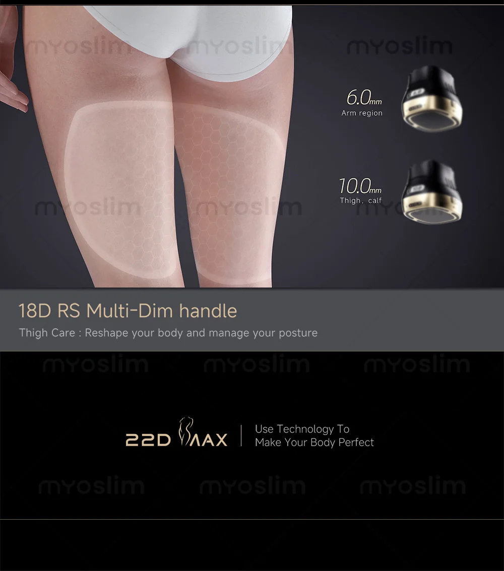 Portable 22D 2-in-1 MAX Ultra 360 Facial lift, Dual handle Skin Tightening Machine, 3D Body Shaping Machine