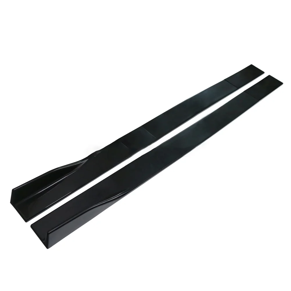 Car Front Bumper Lip Splitter Spoiler Side Skirts Kit Bumper Lip Wrap Splitter Auto Air Dams Replacement For Most Vehicle Sedans