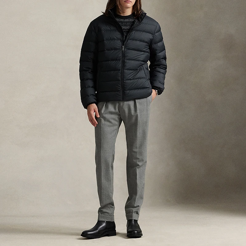 Winter new men's casual jacket long sleeved hooded loose warm cotton jacket