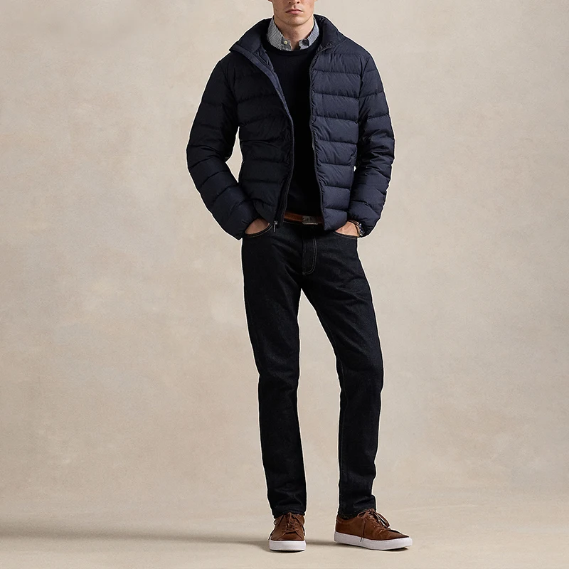 Winter new men's casual jacket long sleeved hooded loose warm cotton jacket