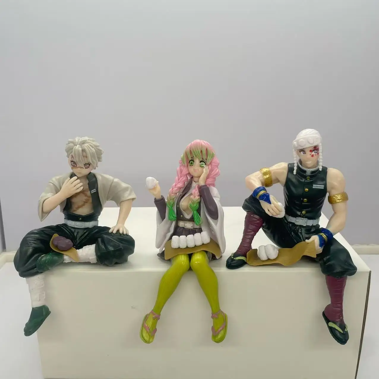 Anime Demon Slayer Action Figures Tanjirou Tomioka GiyuuZenitsu Kochou Nezuko Anime Figure Collect Kid Doll Toys for Children