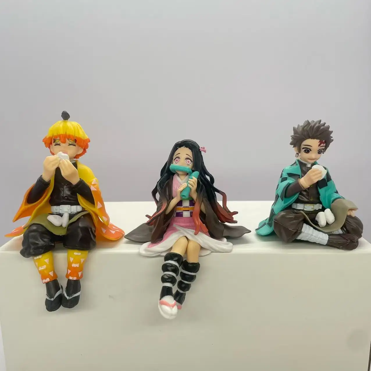 Anime Demon Slayer Action Figures Tanjirou Tomioka GiyuuZenitsu Kochou Nezuko Anime Figure Collect Kid Doll Toys for Children