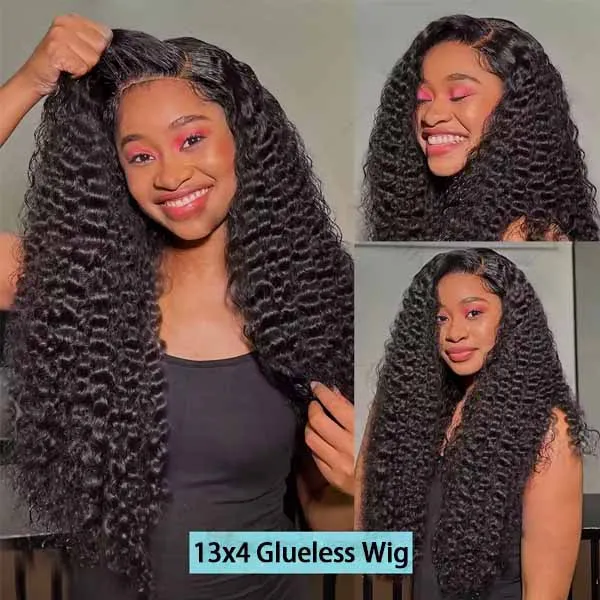 40 42 Inch Bone Straight Human Hair Wigs 13x4 13x6 HD Lace Frontal Wigs Glueless 5x5 Closure 3 Seconds To Wear For Beginners