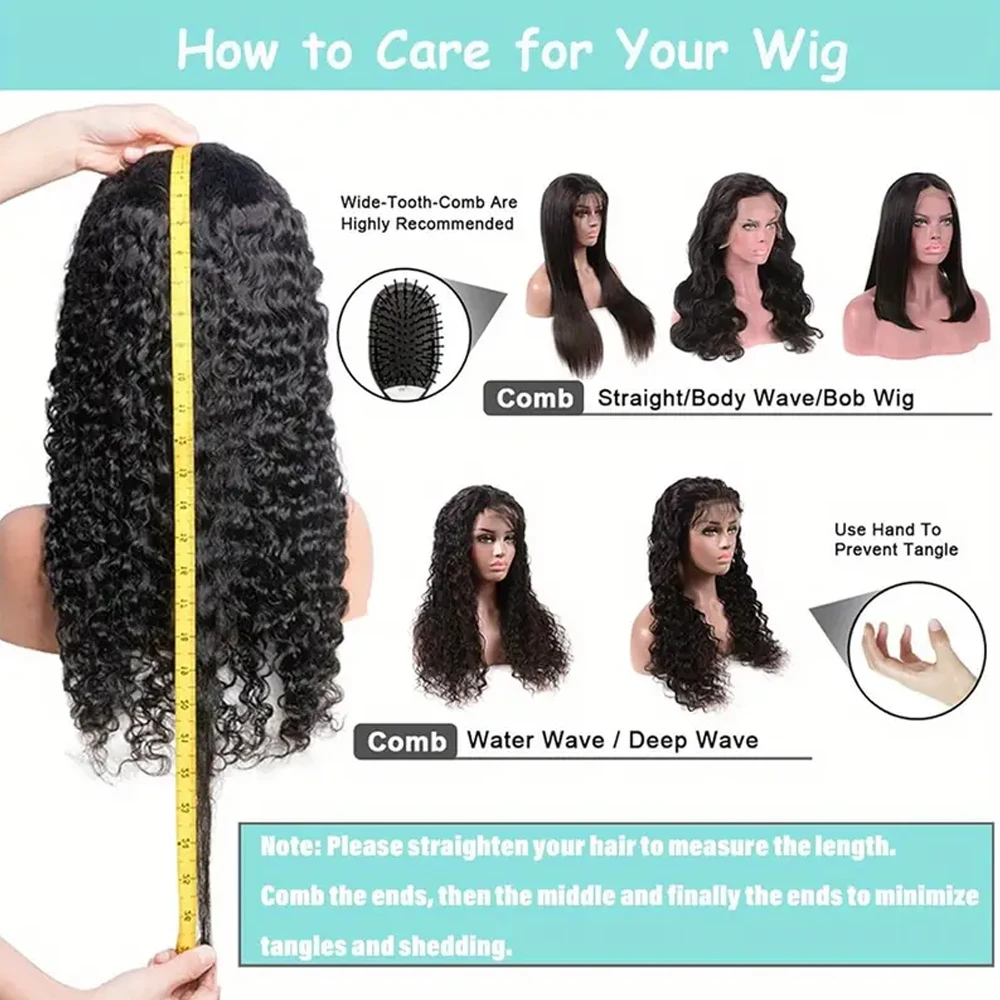 40 42 Inch Bone Straight Human Hair Wigs 13x4 13x6 HD Lace Frontal Wigs Glueless 5x5 Closure 3 Seconds To Wear For Beginners