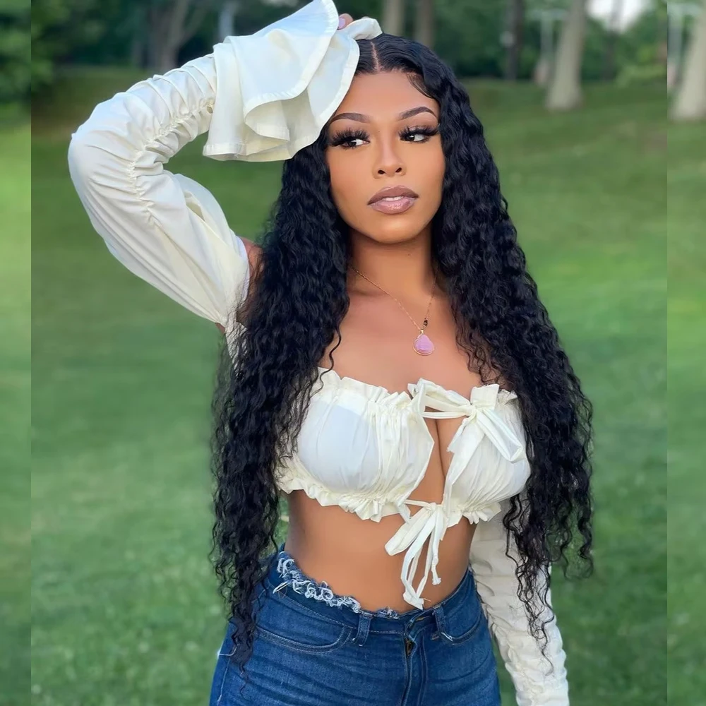 40 42 Inch Bone Straight Human Hair Wigs 13x4 13x6 HD Lace Frontal Wigs Glueless 5x5 Closure 3 Seconds To Wear For Beginners