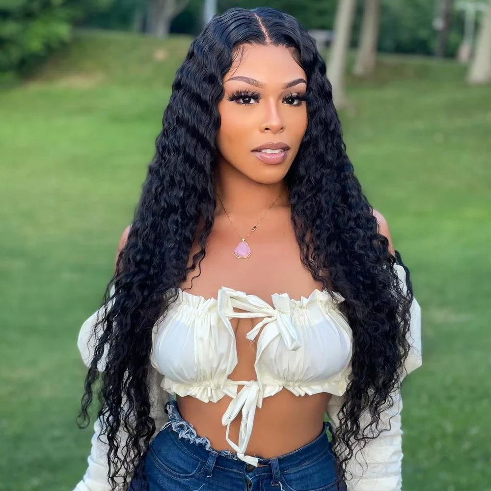 40 42 Inch Bone Straight Human Hair Wigs 13x4 13x6 HD Lace Frontal Wigs Glueless 5x5 Closure 3 Seconds To Wear For Beginners