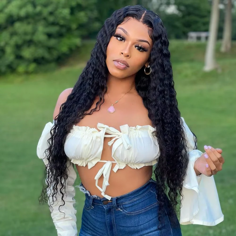 40 42 Inch Bone Straight Human Hair Wigs 13x4 13x6 HD Lace Frontal Wigs Glueless 5x5 Closure 3 Seconds To Wear For Beginners