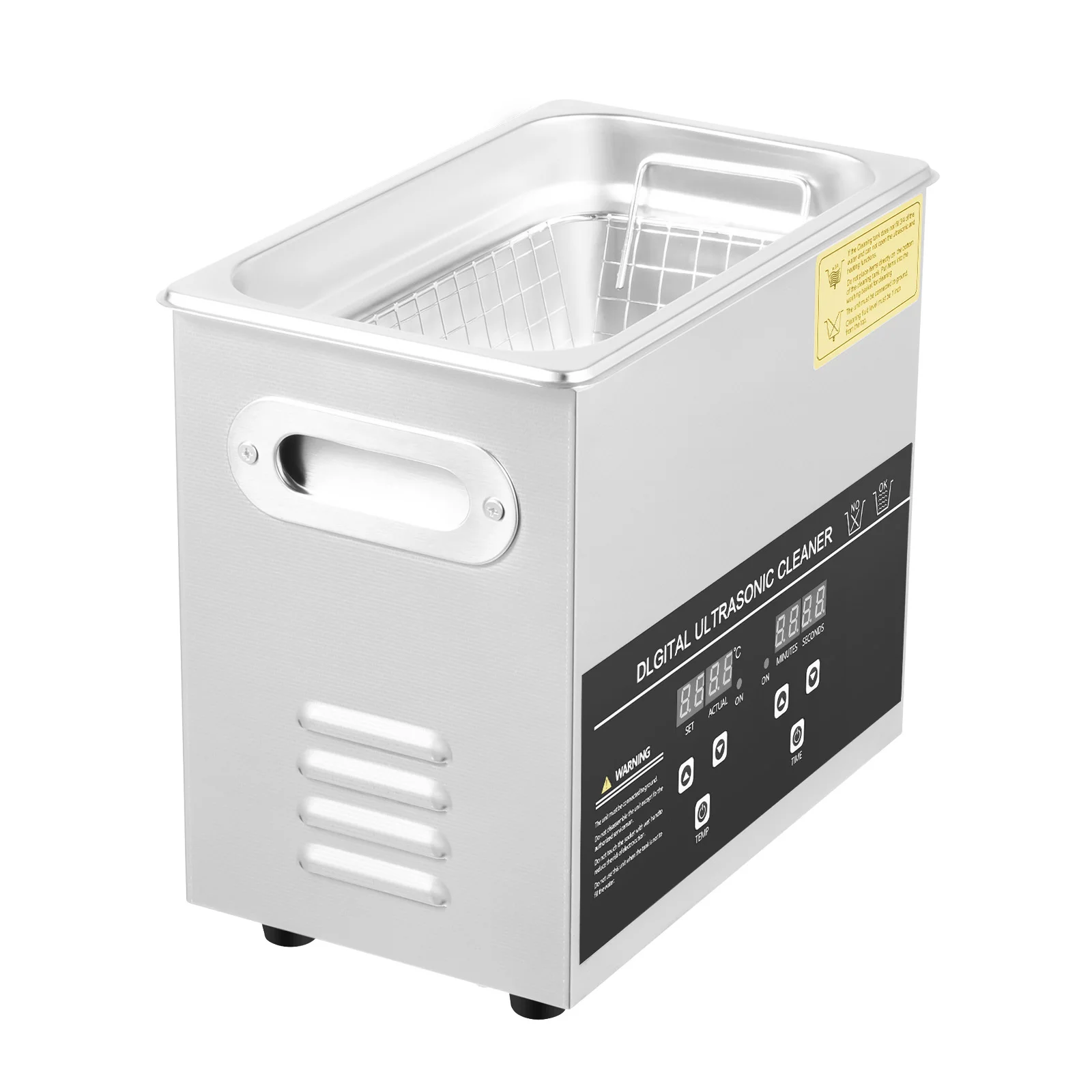 3.2L Ultrasonic Cleaner Stainless Steel Ultrasonic Cleaning Machine Glasses Jewelry Washing Tool TH-20A Ultrasonic Washing Bath