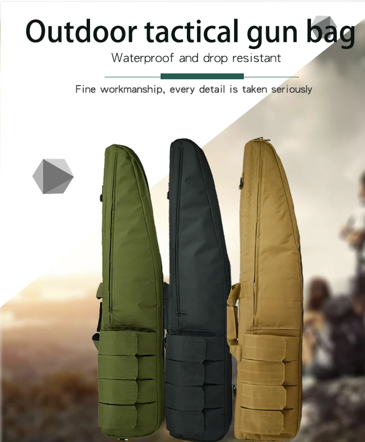 70cm / 98cm / 115cm Tactical Gun Bag Heavy Duty Long Gun Carry Case Outdoor Hunting Gun Shoulder Bag CS Gun Holster
