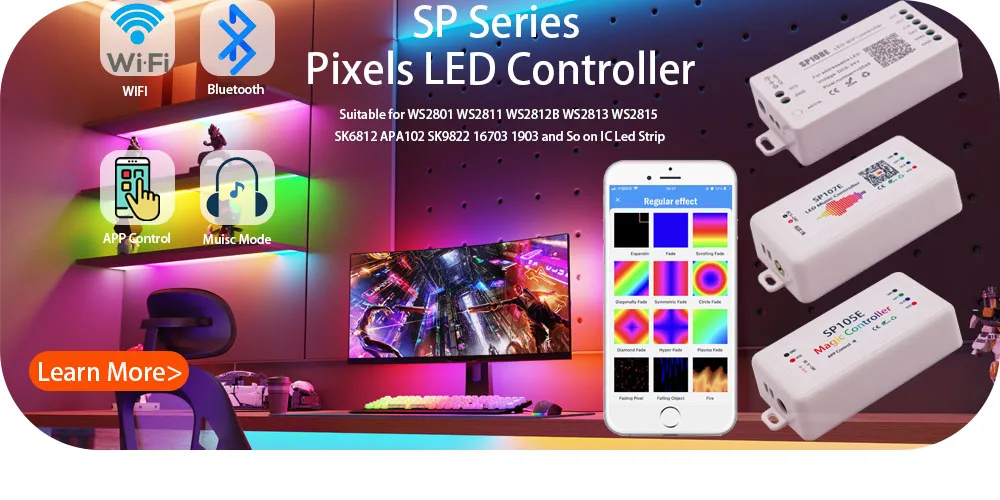 SK6812 RGBW Led Strip Light 4 IN 1 Similar WS2812B 30 60 144 LEDs/m Individual Addressable RGBWW Led Lights IP30 65 67 DC5V