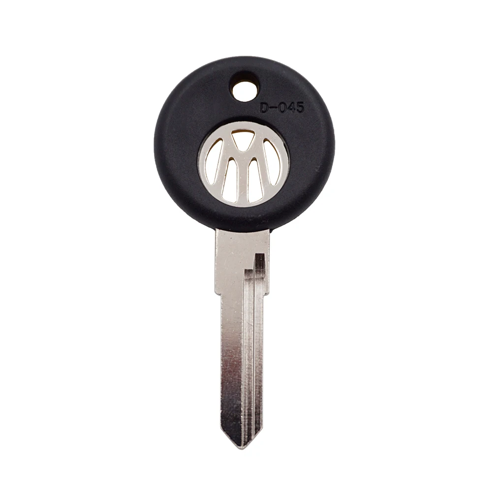 Cocolockey Metal Pill Key Shell for Vw Car Key Hu49 Uncut Blade Blank Key Shell for Vw 16v G60 Gti Master Key NO LOGO