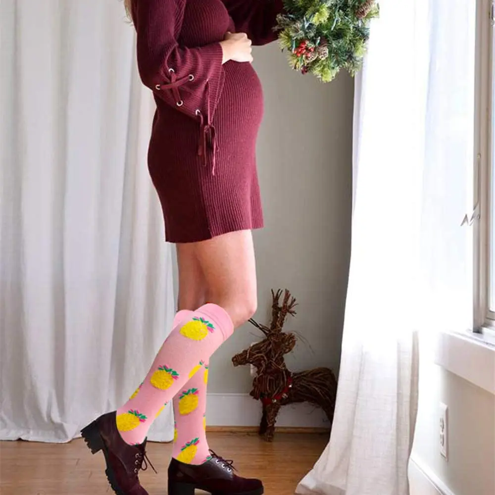 24 Style Compression Socks Women & Men Best Running, Athletic Sports Crossfit Flight Travel Nurses Running Athletic Stocking