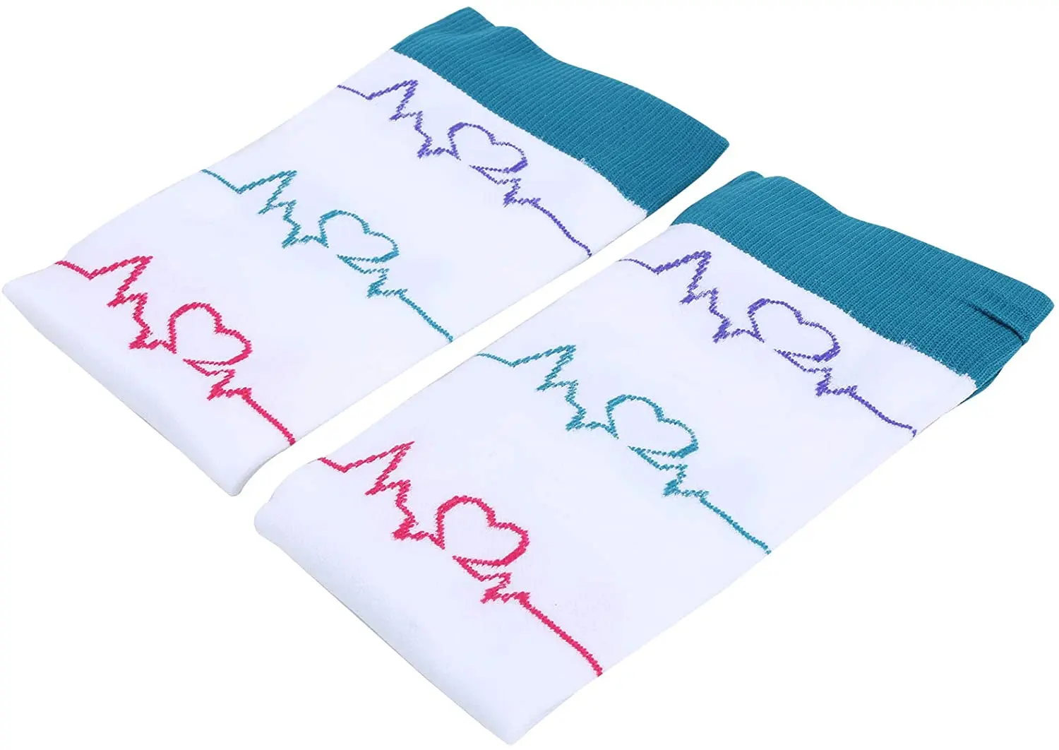 24 Style Compression Socks Women & Men Best Running, Athletic Sports Crossfit Flight Travel Nurses Running Athletic Stocking