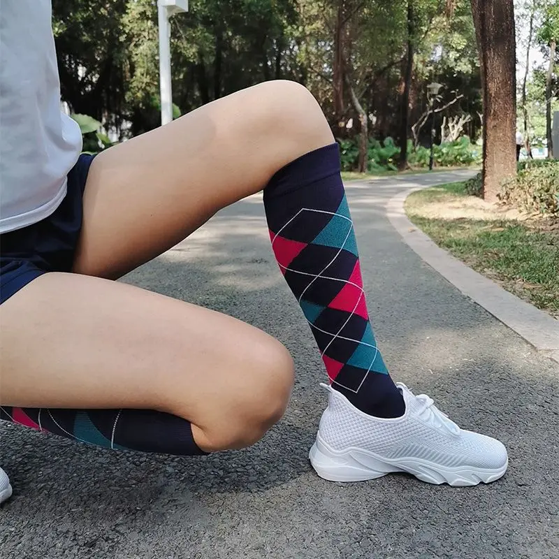 24 Style Compression Socks Women & Men Best Running, Athletic Sports Crossfit Flight Travel Nurses Running Athletic Stocking