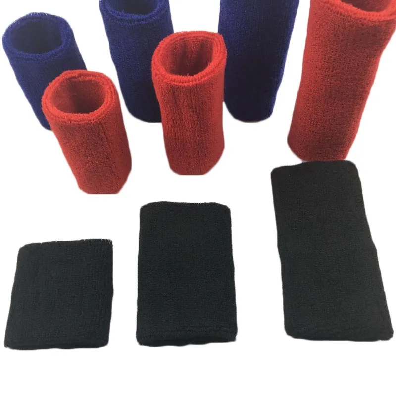1Pcs Wrist Sweatband Tennis Sport Wristband Volleyball Gym Wrist Brace Support Sweat Band Towel Bracelet Protector 8 /11 /15 cm