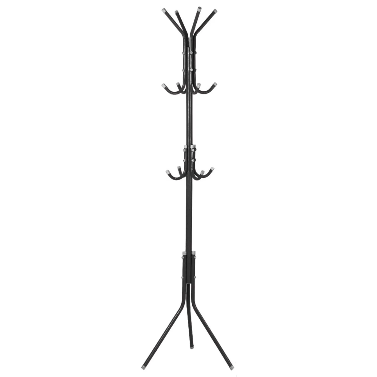 Coat Hat Tree Stand Coat Hat Tree Multi Hook Metal Coat Hat Rack Tree Stand Clothes Bag Hanger Organizer for Home Bedroom